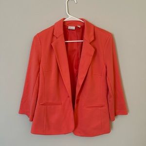 NWOT Kim Rogers Coral/Salmon Blazer Size Small